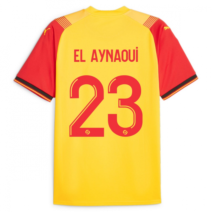 Damen Neil El Aynaoui #23 Gelb Heimtrikot Trikot 2023/24 T-Shirt