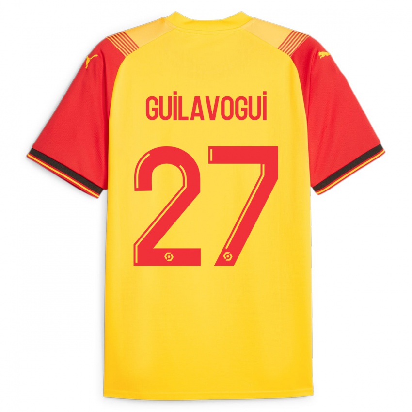 Damen Morgan Guilavogui #27 Gelb Heimtrikot Trikot 2023/24 T-Shirt