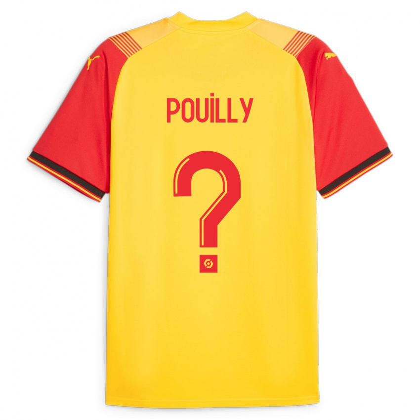 Damen Tom Pouilly #0 Gelb Heimtrikot Trikot 2023/24 T-Shirt