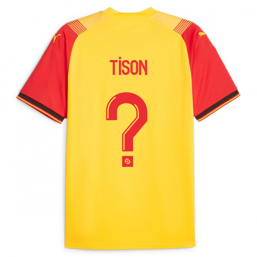Damen Nathan Tison #0 Gelb Heimtrikot Trikot 2023/24 T-Shirt