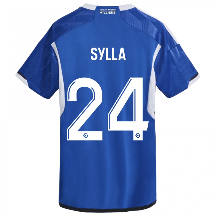 Damen Abakar Sylla #24 Blau Heimtrikot Trikot 2023/24 T-Shirt