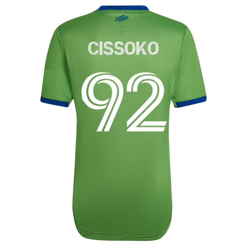 Damen Abdoulaye Cissoko #92 Grün Heimtrikot Trikot 2023/24 T-Shirt