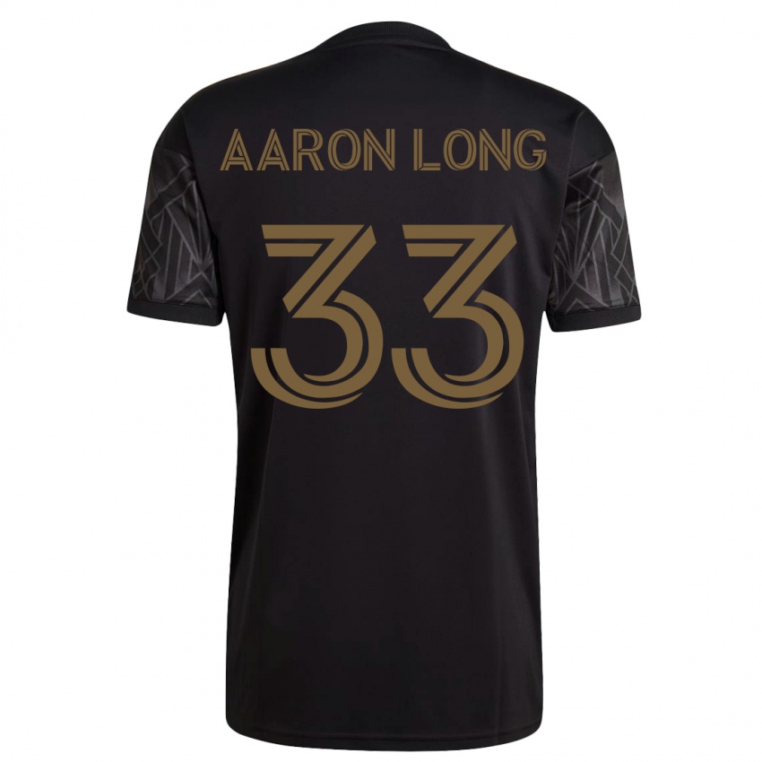 Damen Aaron Long #33 Schwarz Heimtrikot Trikot 2023/24 T-Shirt