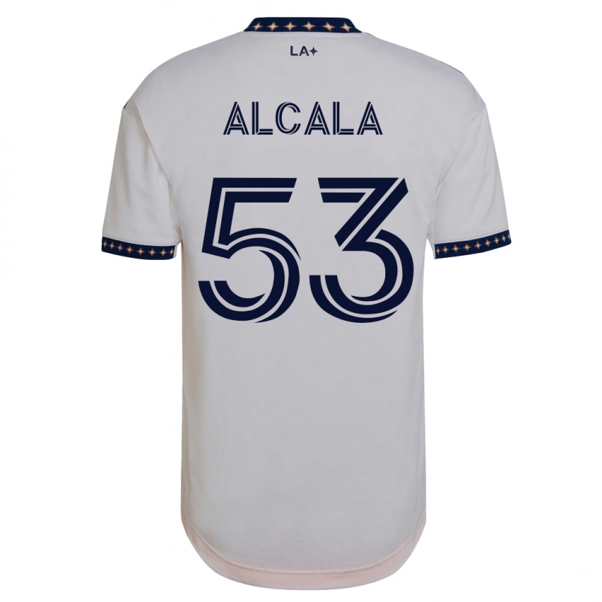 Damen Álex Alcalá #53 Weiß Heimtrikot Trikot 2023/24 T-Shirt