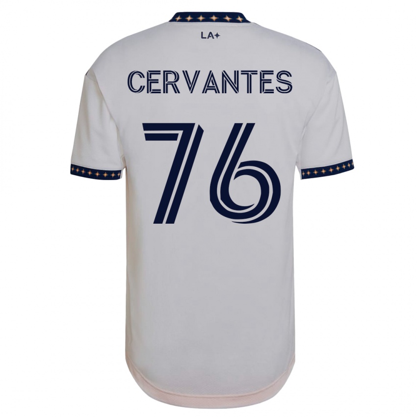 Damen Aaron Cervantes #76 Weiß Heimtrikot Trikot 2023/24 T-Shirt