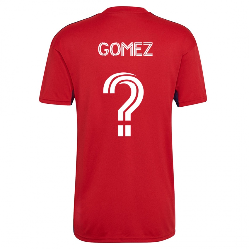Damen Victor Gomez #0 Rot Heimtrikot Trikot 2023/24 T-Shirt