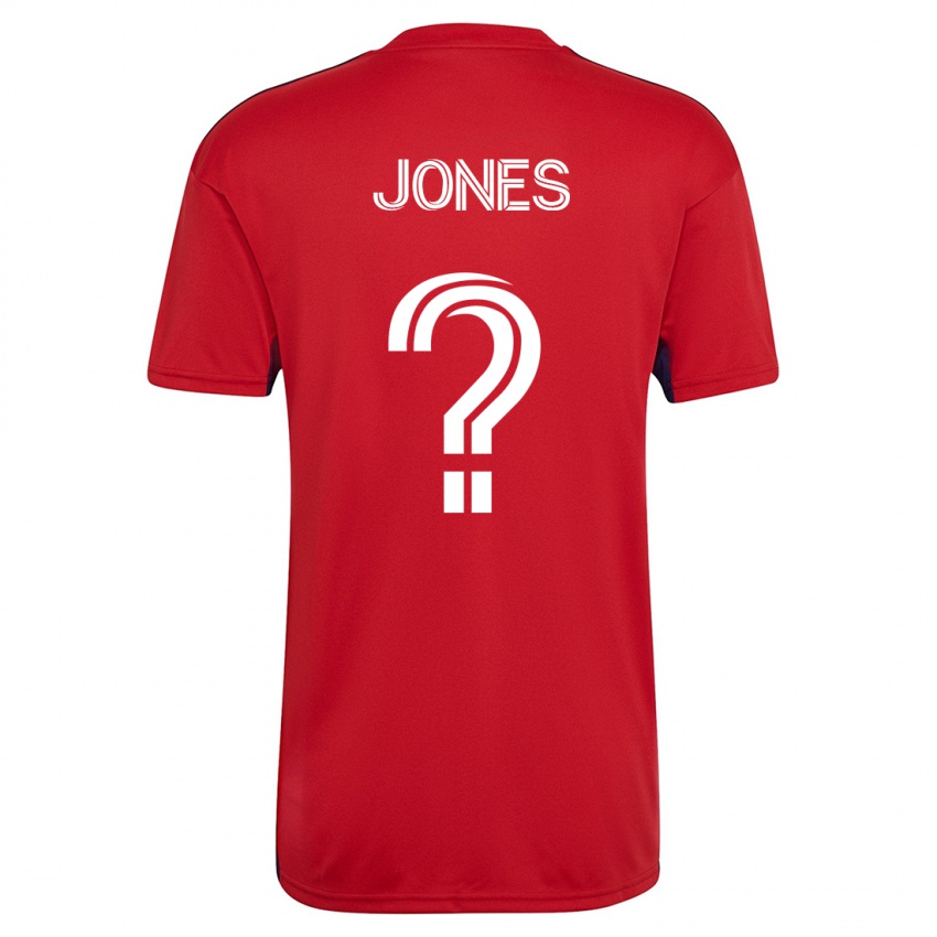 Damen Jordan Jones #0 Rot Heimtrikot Trikot 2023/24 T-Shirt