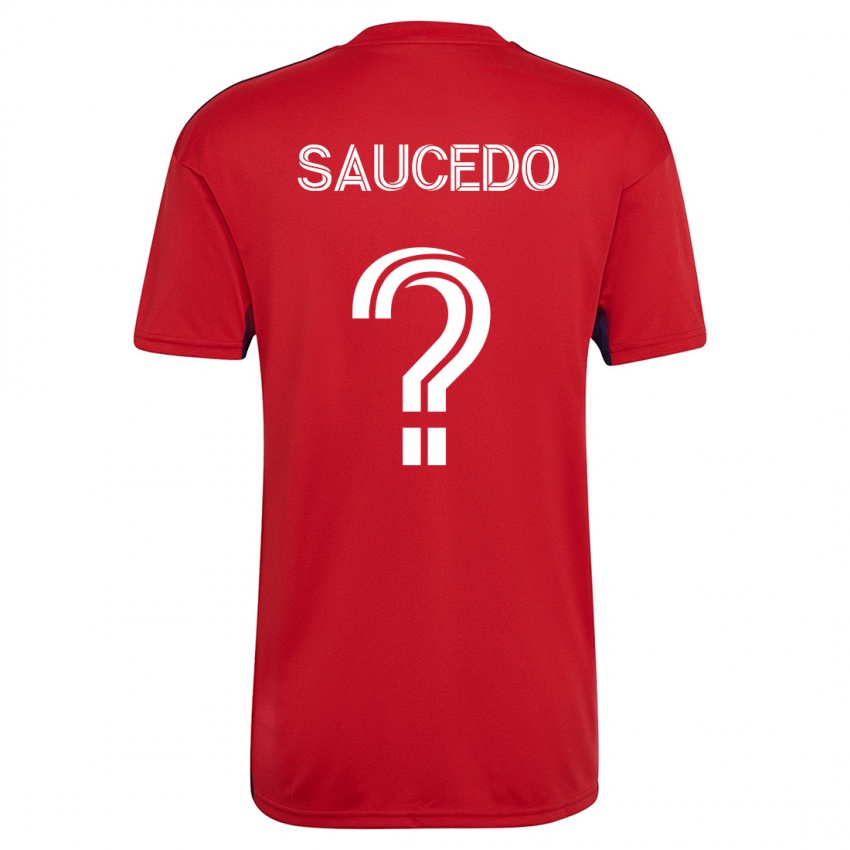 Damen Andre Saucedo #0 Rot Heimtrikot Trikot 2023/24 T-Shirt