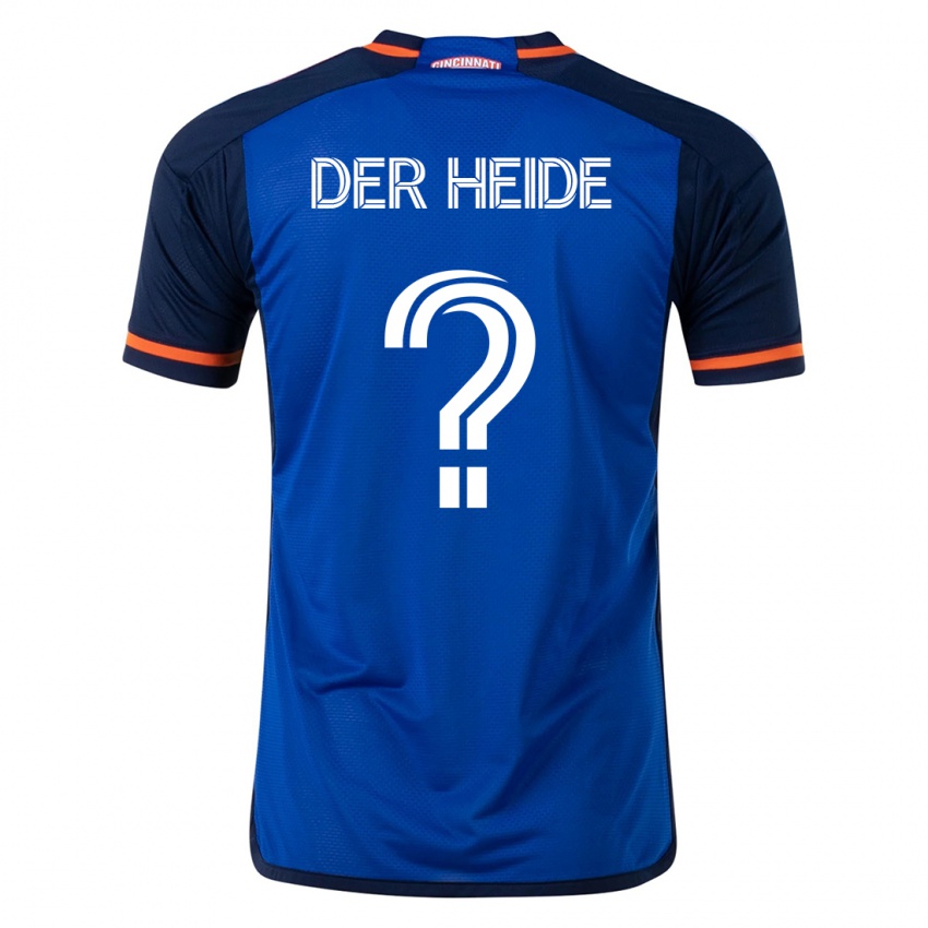 Damen Dimas Van Der Heide #0 Blau Heimtrikot Trikot 2023/24 T-Shirt