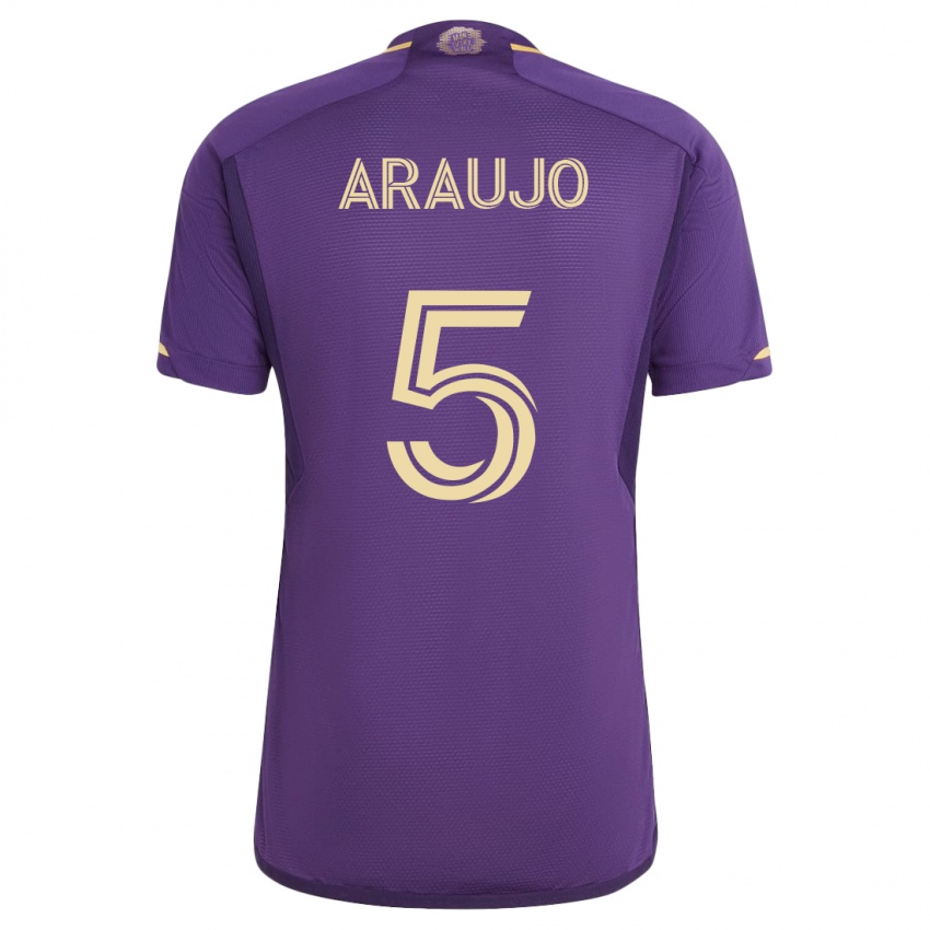 Damen César Araújo #5 Violett Heimtrikot Trikot 2023/24 T-Shirt