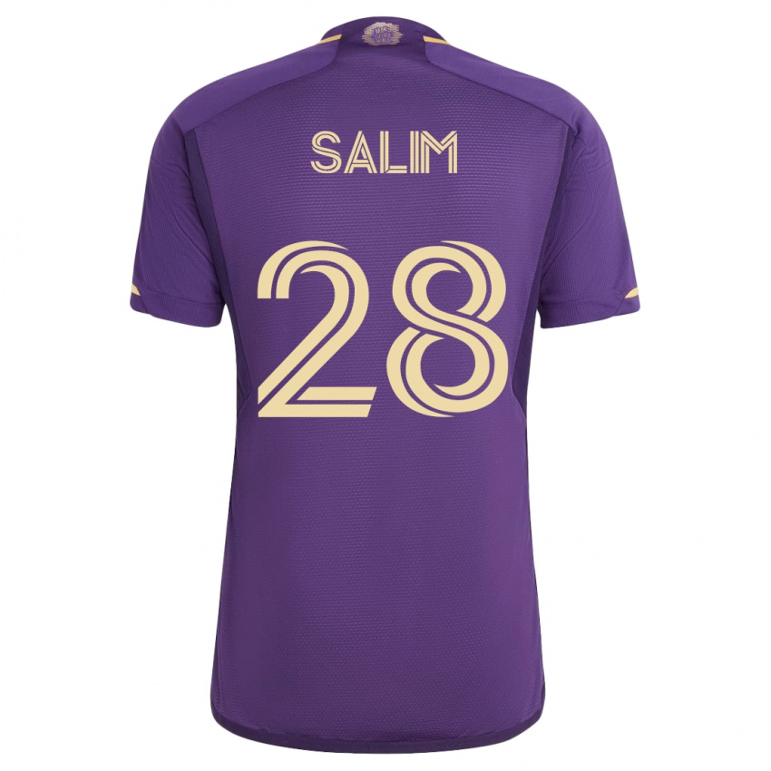 Damen Abdi Salim #28 Violett Heimtrikot Trikot 2023/24 T-Shirt