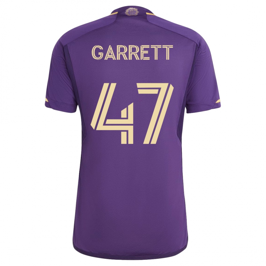 Damen Ian Garrett #47 Violett Heimtrikot Trikot 2023/24 T-Shirt