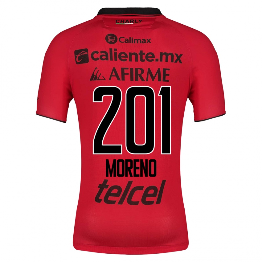 Damen Jesús Moreno #201 Rot Heimtrikot Trikot 2023/24 T-Shirt