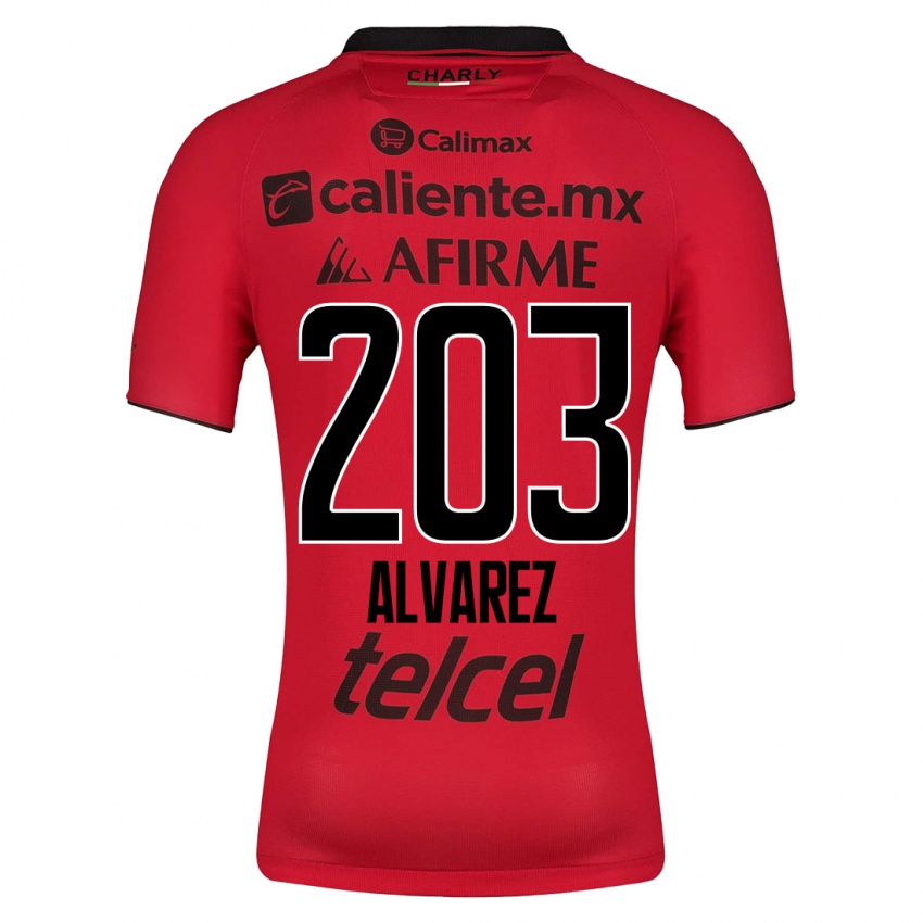 Damen Jaime Álvarez #203 Rot Heimtrikot Trikot 2023/24 T-Shirt