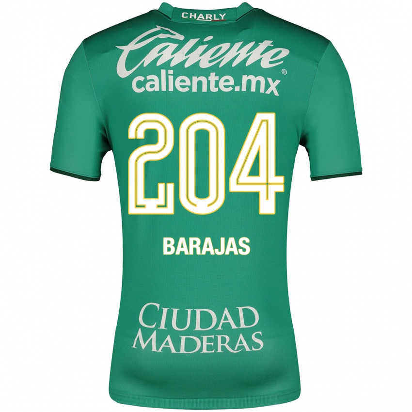 Damen Víctor Barajas #204 Grün Heimtrikot Trikot 2023/24 T-Shirt