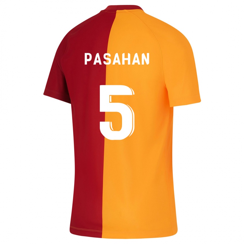 Damen Eren Pasahan #5 Orangefarben Heimtrikot Trikot 2023/24 T-Shirt