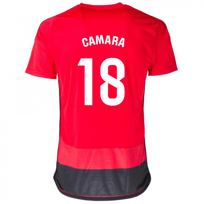 Damen Aaron Cámara #18 Rot Schwarz Heimtrikot Trikot 2023/24 T-Shirt