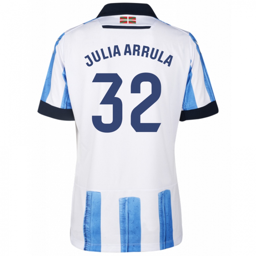 Damen Julia Arrula #32 Blau Weiss Heimtrikot Trikot 2023/24 T-Shirt