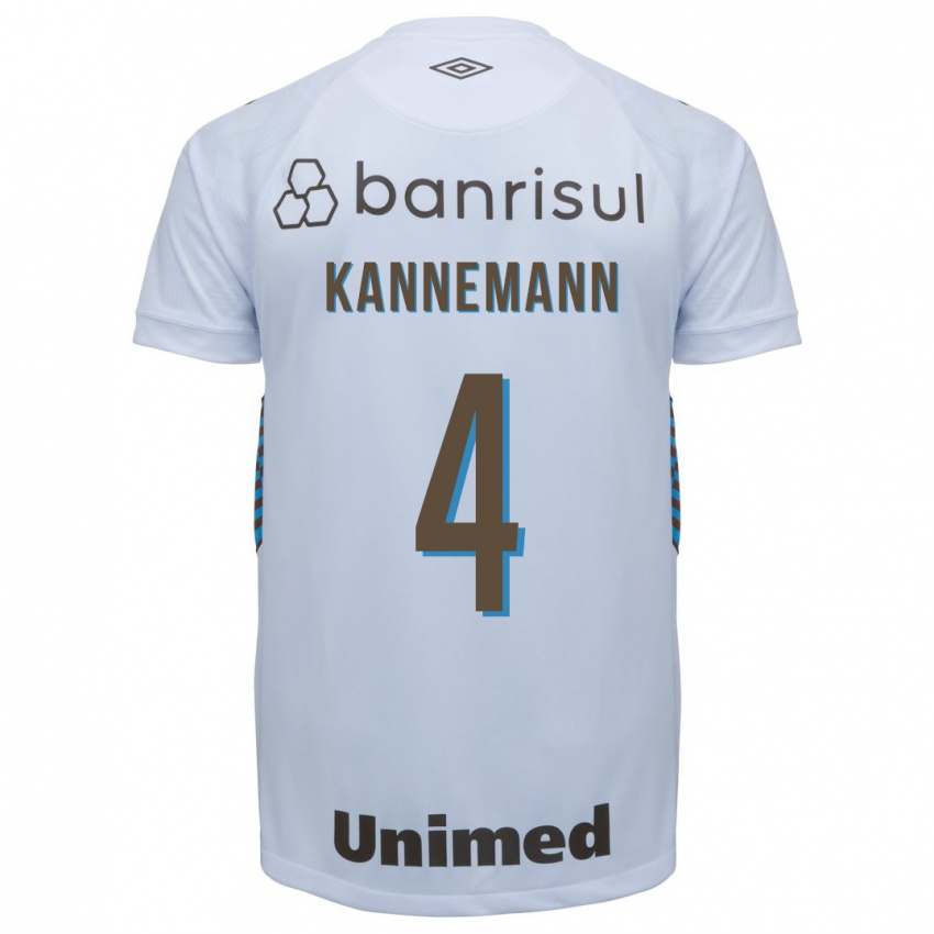 Damen Walter Kannemann #4 Weiß Auswärtstrikot Trikot 2023/24 T-Shirt