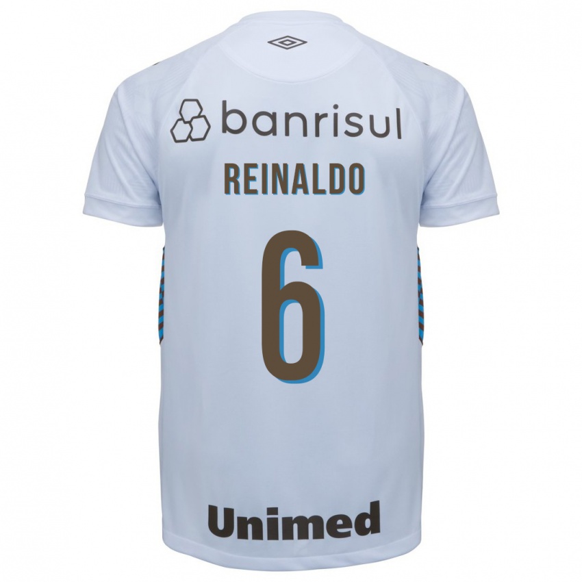 Damen Reinaldo #6 Weiß Auswärtstrikot Trikot 2023/24 T-Shirt