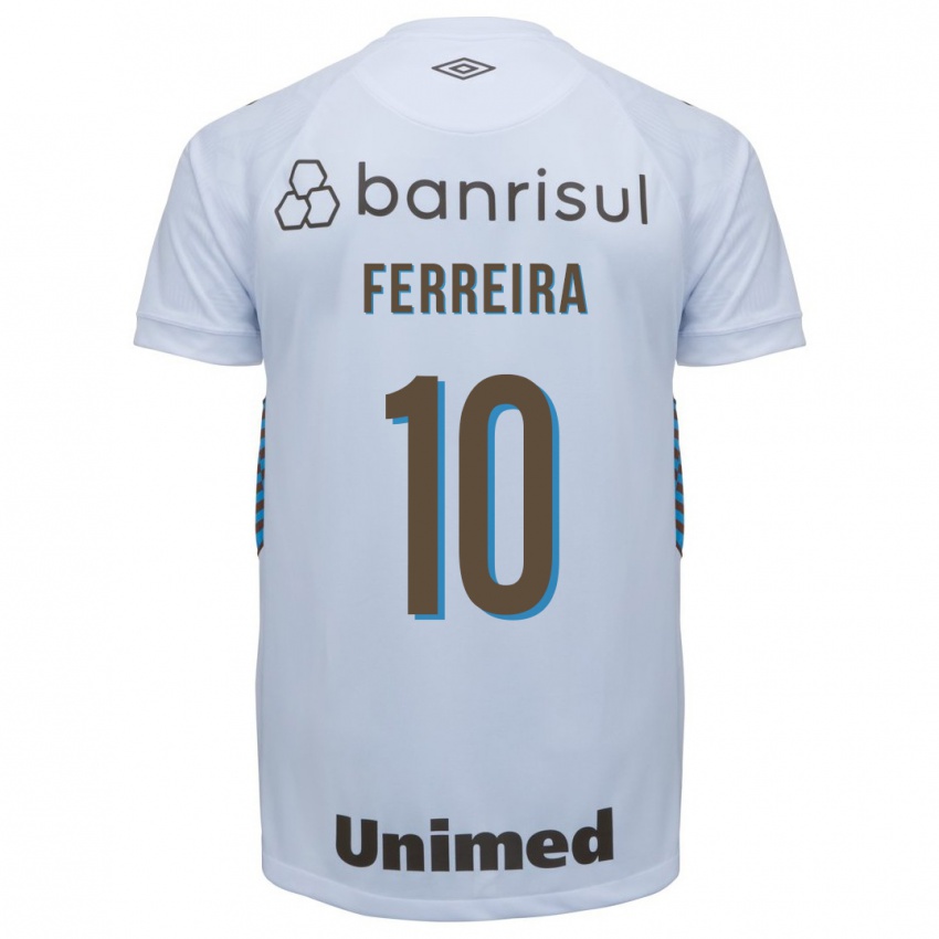 Damen Ferreira #10 Weiß Auswärtstrikot Trikot 2023/24 T-Shirt