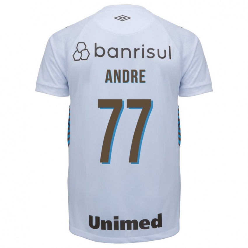 Damen André #77 Weiß Auswärtstrikot Trikot 2023/24 T-Shirt