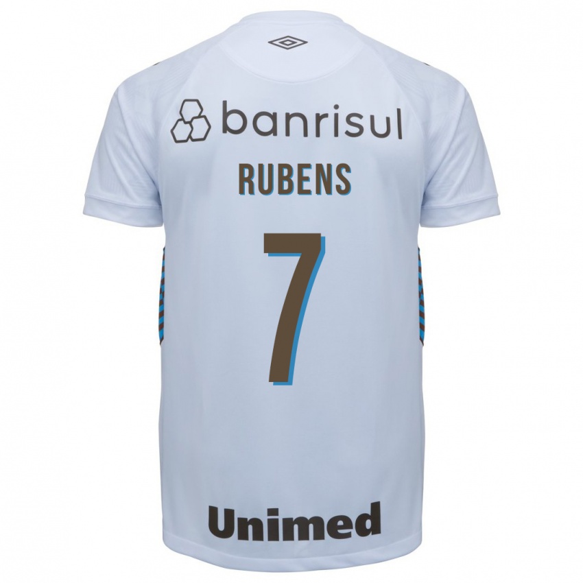 Damen Rubens #7 Weiß Auswärtstrikot Trikot 2023/24 T-Shirt