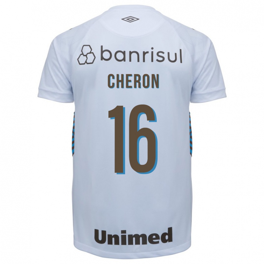 Damen Bruno Cheron #16 Weiß Auswärtstrikot Trikot 2023/24 T-Shirt
