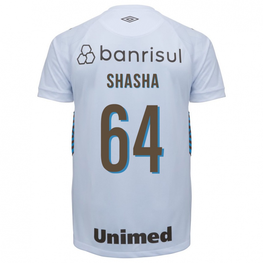 Damen Shashá #64 Weiß Auswärtstrikot Trikot 2023/24 T-Shirt