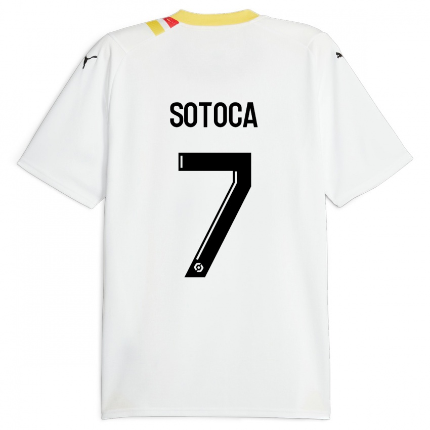Damen Florian Sotoca #7 Schwarz Auswärtstrikot Trikot 2023/24 T-Shirt