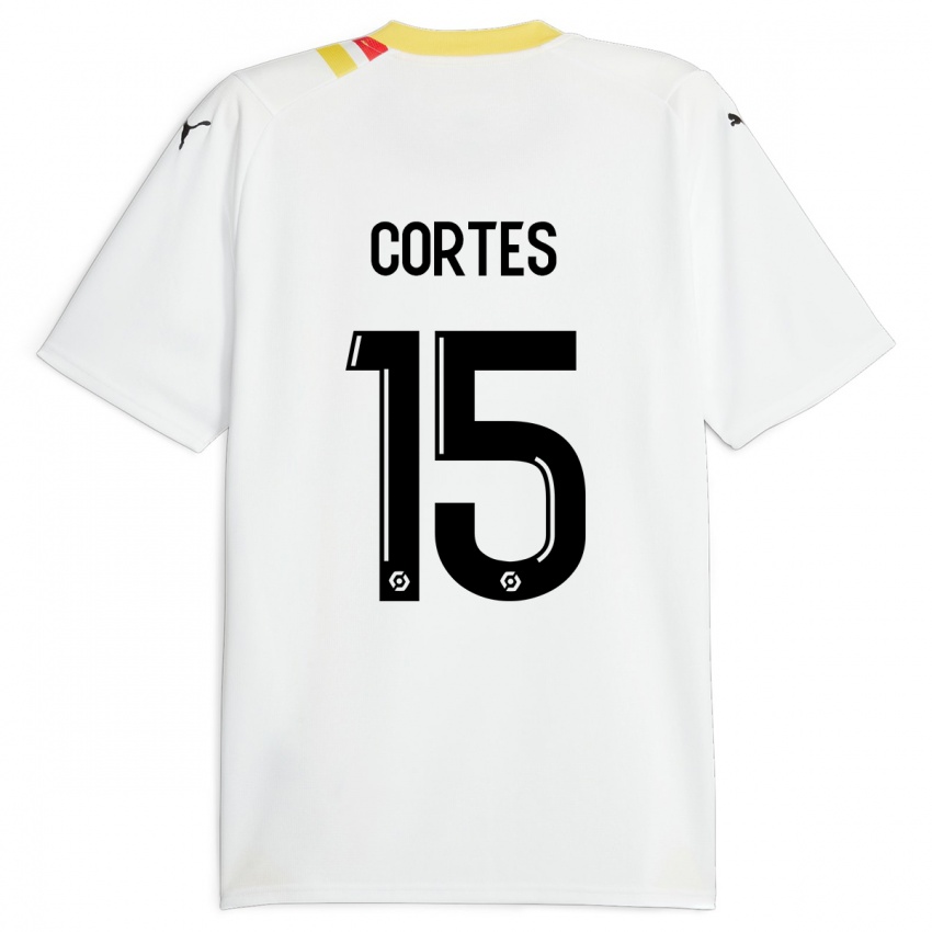Damen Óscar Cortés #15 Schwarz Auswärtstrikot Trikot 2023/24 T-Shirt