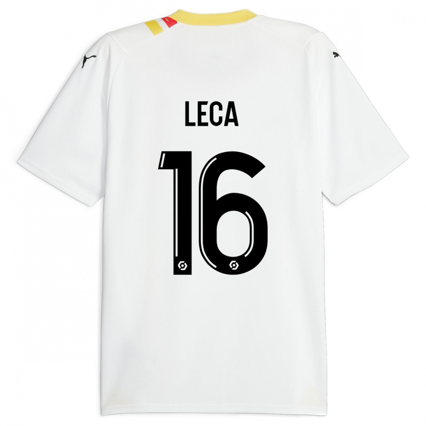 Damen Jean-Louis Leca #16 Schwarz Auswärtstrikot Trikot 2023/24 T-Shirt