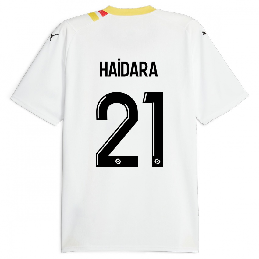 Damen Massadio Haidara #21 Schwarz Auswärtstrikot Trikot 2023/24 T-Shirt