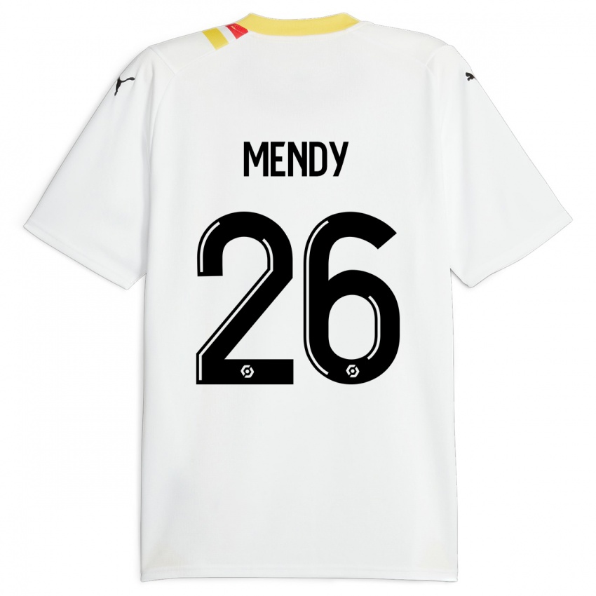 Damen Nampalys Mendy #26 Schwarz Auswärtstrikot Trikot 2023/24 T-Shirt