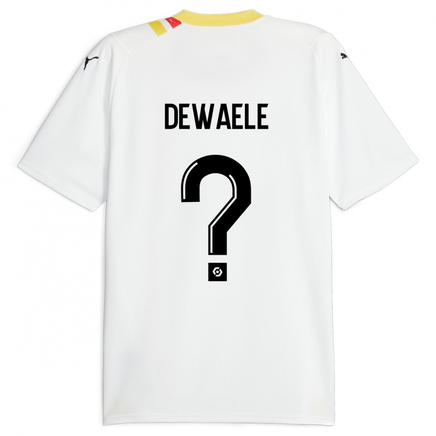 Damen Florian Dewaele #0 Schwarz Auswärtstrikot Trikot 2023/24 T-Shirt