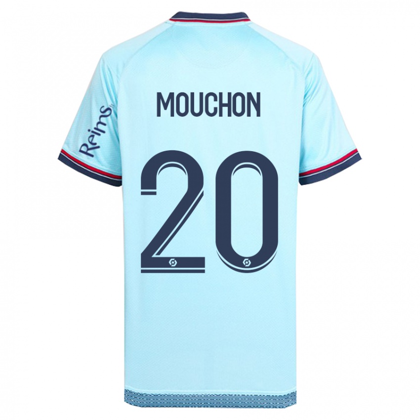 Damen Noemie Mouchon #20 Himmelblau Auswärtstrikot Trikot 2023/24 T-Shirt