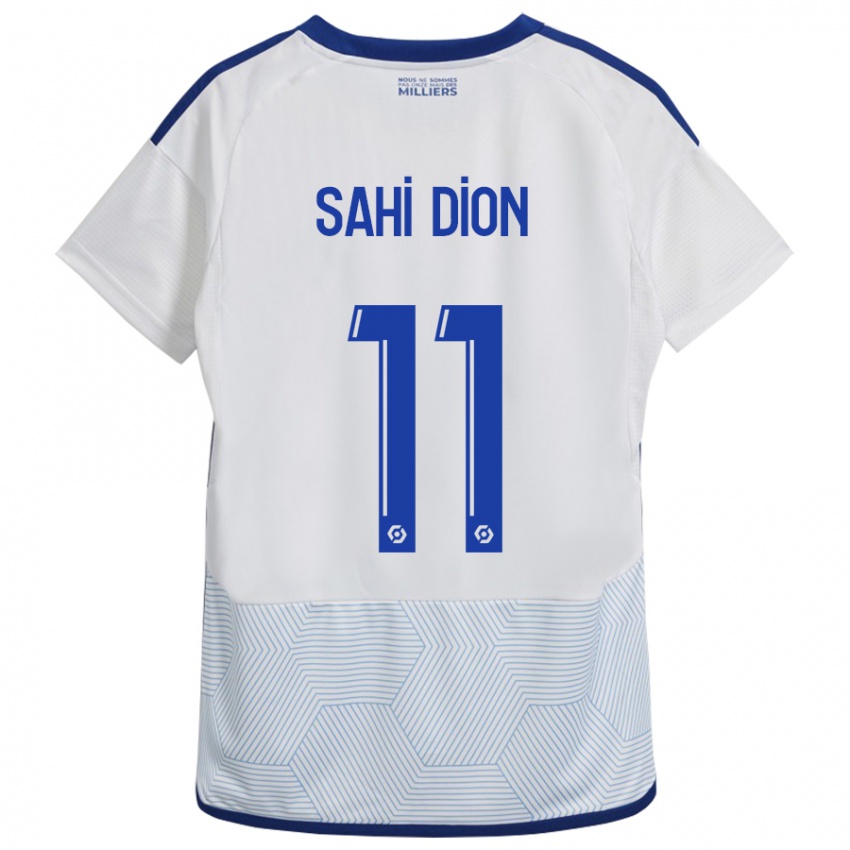 Damen Moïse Sahi Dion #11 Weiß Auswärtstrikot Trikot 2023/24 T-Shirt