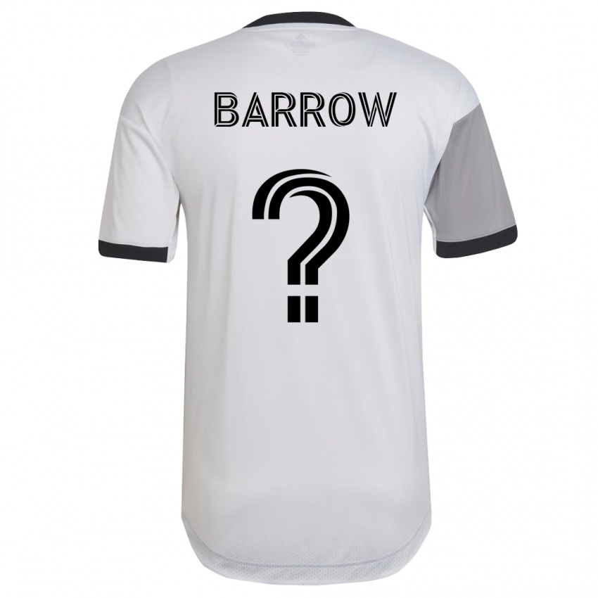 Damen Dékwon Barrow #0 Weiß Auswärtstrikot Trikot 2023/24 T-Shirt