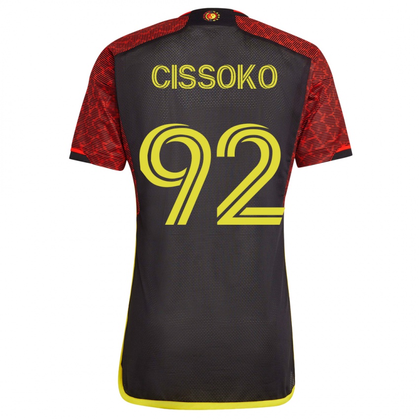 Damen Abdoulaye Cissoko #92 Orangefarben Auswärtstrikot Trikot 2023/24 T-Shirt