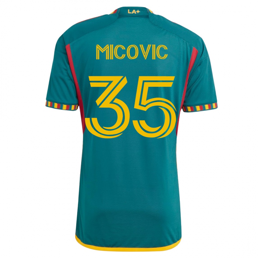 Damen Novak Micovic #35 Grün Auswärtstrikot Trikot 2023/24 T-Shirt