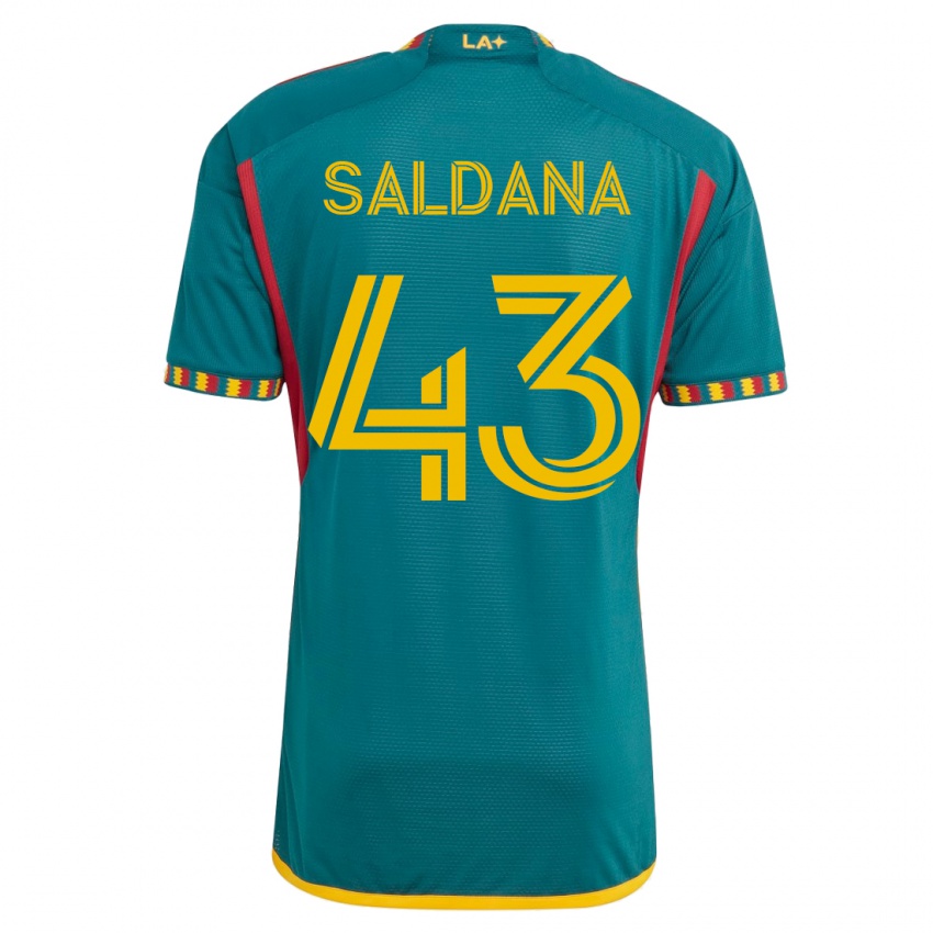 Damen Adam Saldaña #43 Grün Auswärtstrikot Trikot 2023/24 T-Shirt