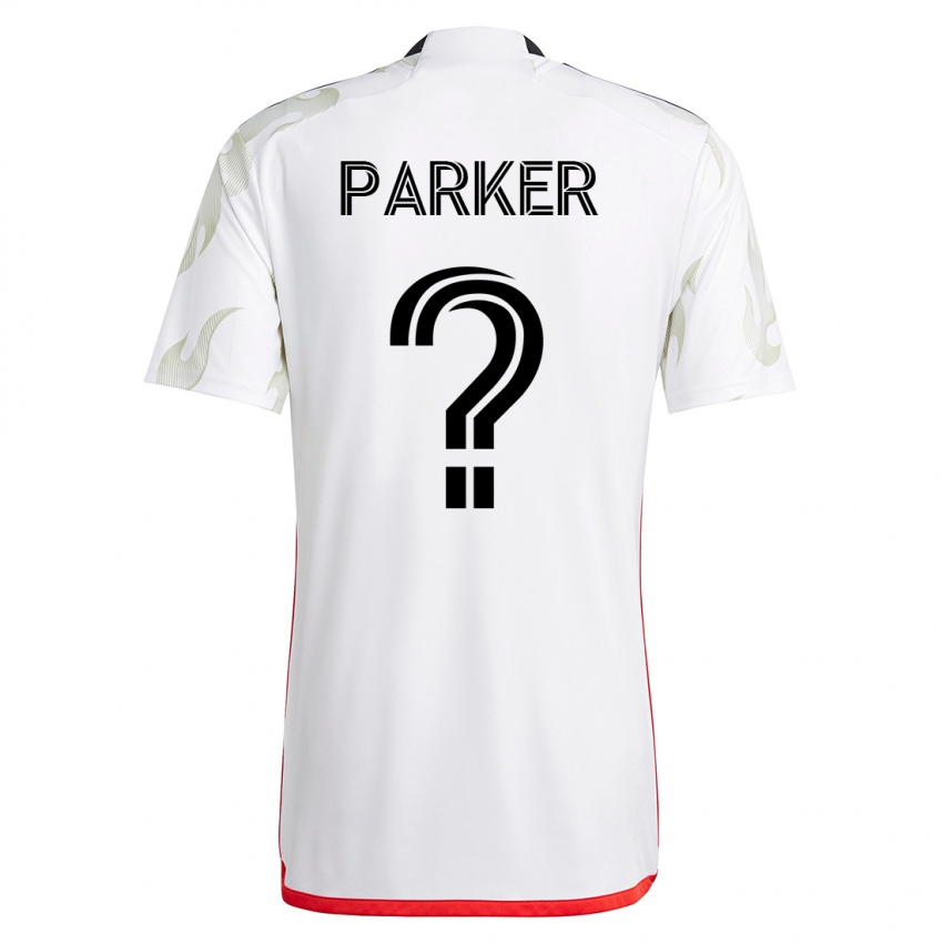 Damen Isaiah Parker #0 Weiß Auswärtstrikot Trikot 2023/24 T-Shirt