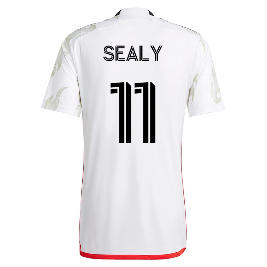 Damen Dante Sealy #11 Weiß Auswärtstrikot Trikot 2023/24 T-Shirt