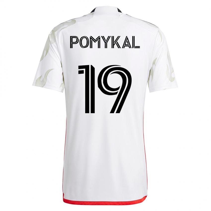 Damen Paxton Pomykal #19 Weiß Auswärtstrikot Trikot 2023/24 T-Shirt