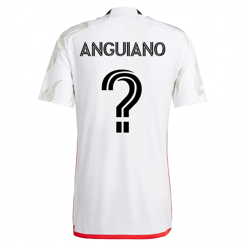 Damen Adrian Anguiano #0 Weiß Auswärtstrikot Trikot 2023/24 T-Shirt