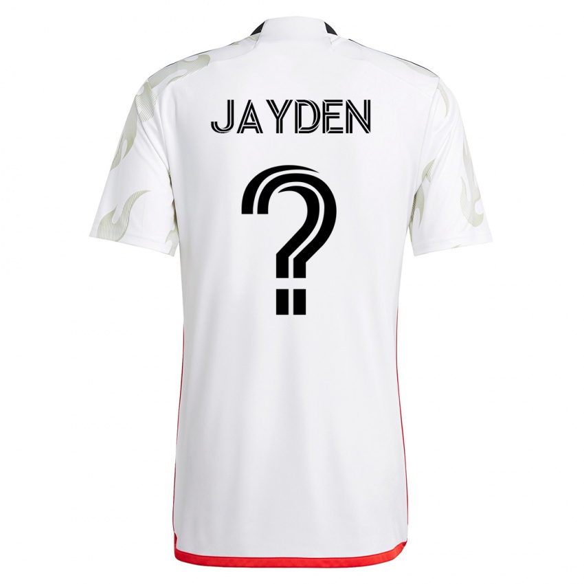 Damen Rus Jayden #0 Weiß Auswärtstrikot Trikot 2023/24 T-Shirt