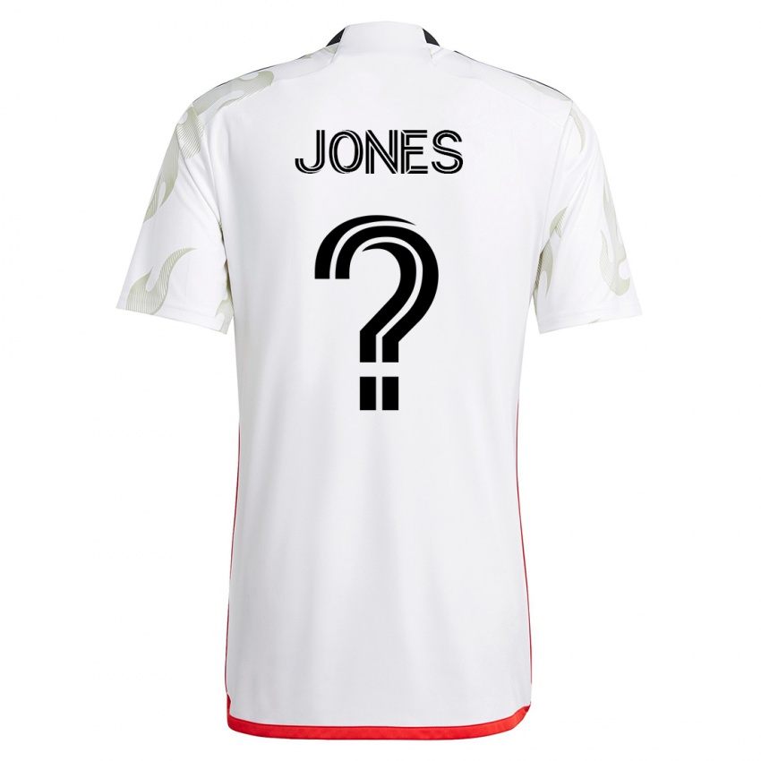 Damen Jordan Jones #0 Weiß Auswärtstrikot Trikot 2023/24 T-Shirt