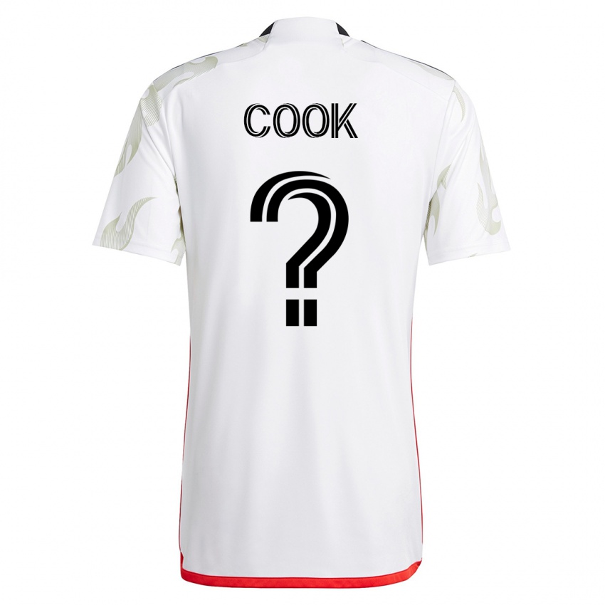 Damen Christopher Cook #0 Weiß Auswärtstrikot Trikot 2023/24 T-Shirt