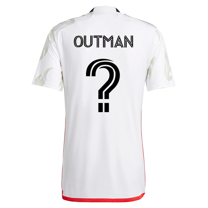 Damen Bryce Outman #0 Weiß Auswärtstrikot Trikot 2023/24 T-Shirt