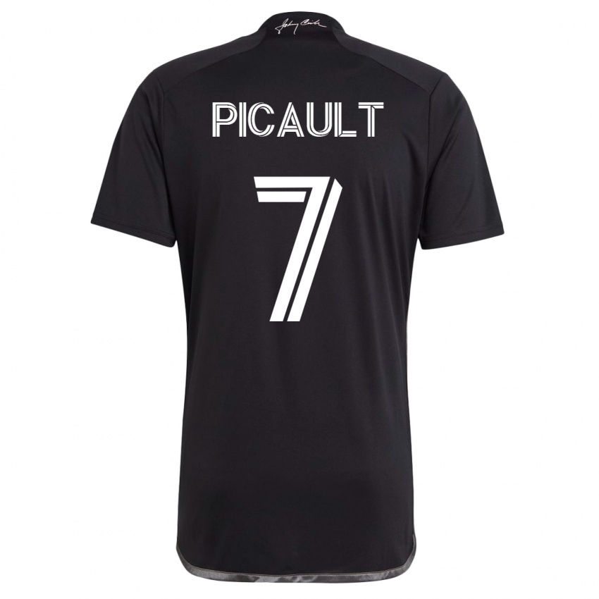 Damen Fafà Picault #7 Schwarz Auswärtstrikot Trikot 2023/24 T-Shirt